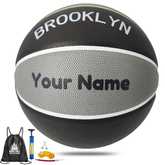 Personalized Indoor/Outdoor Basketball NBA Team Brooklyn with Your Name Printed - Size 5 - 27.5”, Size 6 - 28.5” and Size 7 - 29.5”