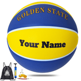 Personalized Indoor/Outdoor Basketball NBA Team Golden State Size 5 - 27.5”, Size 6 - 28.5” and Size 7 - 29.5”