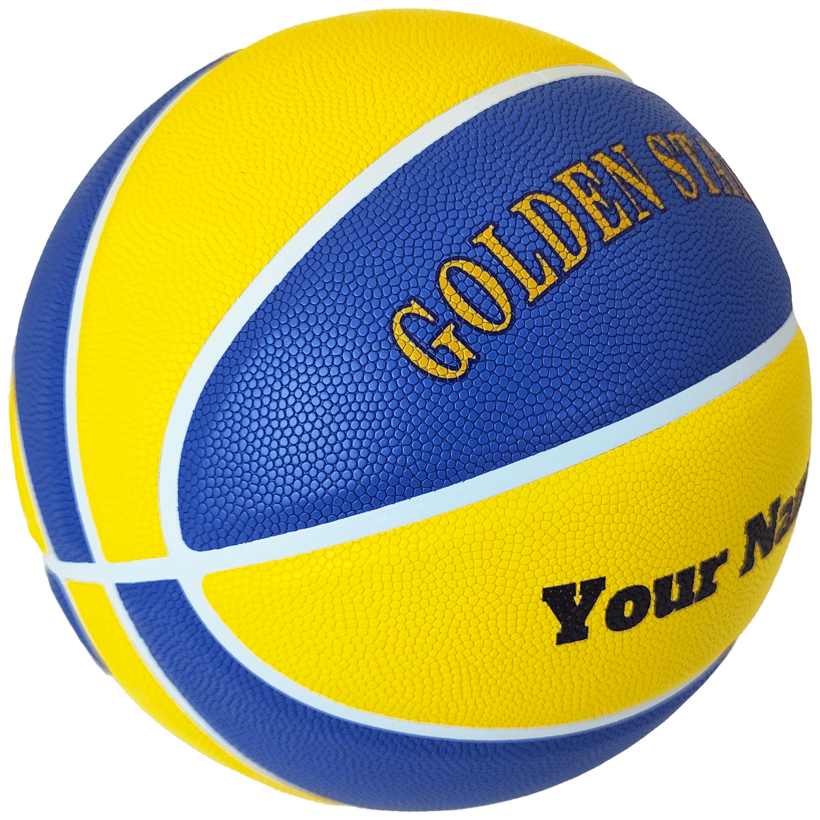 Personalized Indoor/Outdoor Basketball NBA Team Golden State  Size 5 - 27.5”, Size 6 - 28.5” and Size 7 - 29.5”